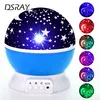 Image de Veilleuse enfant LED projecteur étoile lune galaxie Bleu