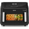 Image de Sogo Human Technology FRE-SS-10895 Friteuse à air chaud 2600W Fonction minuterie, protection contre la, Friteuse, Noir
