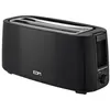 Image de Grille-pain EDM Double rainure Noir 1400 W