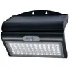 Image de EDM, Éclairage d'extérieur, Wandleuchte 31849 Schwarz 6 W 430 Lm 6500 lm Bewegungsmelder Solar (6500 K) (430 lm, IP44)