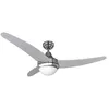 Image de Ventilateur de Plafond avec Lumière EDM Egeo 60 W Chrome