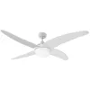 Image de Ventilateur de Plafond avec Lumière EDM Caspio Blanc 60 W