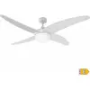 Image de EDM Ventilateur de plafond Caspio blanc puissance : 60w pales : ø132cm avec télécommande, Ventilateur, Blanc