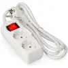 Image de EDM, Multiprise, Steckdosenleiste mit 2 Steckdosen mit Schalter 41016 Schuko (1,5 m) (2x, CEE 7/4, 1.50 m)