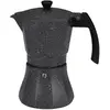 Image de EDM Cafetière italienne Noir Aluminium 12 Koppers induction, Cafetière moka, Noir