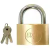 Image de EDM, Cadenas, Tastensperre 85211 Messing 60 x 36 mm