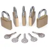 Image de EDM, Cadenas, Tastensperre 85245   Messing Schloss 40 x 23 mm   5 Stück