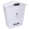 Image de EDM, Boîte aux lettres, Boîte aux lettres 85800 Blanc Acier Classic 29,5 x 10,5 x 35,5 cm
