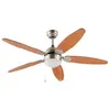 Image de Ventilateur de plafond avec groupe lumineux FM VT-130 brun