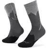 Image de Buff, Unisexe, Chaussettes de sport, Merino Lightweight Crew Sock LWC3 (45 - 47), Gris, Noir