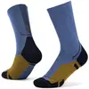 Image de Buff, Unisexe, Chaussettes de sport, Merino Lightweight Crew Sock LWC4 (39 - 41), Bleu