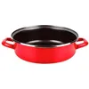 Image de Plat à tarte FAGOR Optimax Rouge Acier émaillé Ø 26 x 8 cm