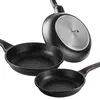 Image de Set de 3 Poêles à Frire Induction 18-20-24 cm Aluminium, Antiadhésif sans PFOA FAGOR Alutherm Noir