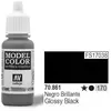 Image de Vallejo acrylic model color - gloss black - val861 vall-70861