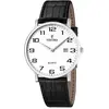 Image de Festina, Montre, Classique, Argent, Noir, Blanc, (Horloge analogique, 40 mm)