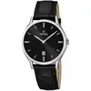 Image de Festina, Montre, Classique, Argent, Noir, (Horloge analogique, 39 mm)