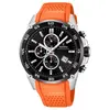 Image de Festina, Montre, The Originals, Orange, Noir, Argent, (Chronographe, Horloge analogique, 47 mm)