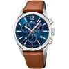 Image de Lotus, Montre, 18691/2 Chronographe, Bleu, Argent, Marron, (Chronographe, Horloge analogique, 42 mm)