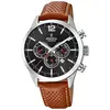 Image de Festina, Montre, Chronographe intemporel, Noir, Argent, Marron, (Chronographe, Horloge analogique, 44 mm)