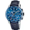 Image de Festina, Montre, Chronographe intemporel, Turquoise, Argent, Bleu, (Chronographe, Horloge analogique, 45 mm)