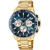 Image de Festina, Montre, Chronographe Timeless, Or, Turquoise, Bleu, (Chronographe, Horloge analogique, 45 mm)