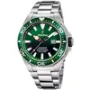 Image de Montre de plongée à quartz Festina The Originals en acier inoxydable avec cadran vert F20663-2 200 m pour homme vert