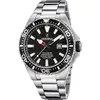 Image de Montre Festina Diver en acier inoxydable avec cadran noir et quartz F20663-3 200M pour homme noir