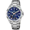 Image de Festina, Montre, Multifonctionnel, Argent, Bleu, (Horloge analogique, 44.70 mm)