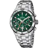 Image de Festina, Montre, F20670/2 Chrono Bike, Argent, Vert, (Chronographe, Horloge analogique, 44.50 mm)