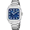 Image de Lotus, Montre, 18967/5, Argent, Bleu, (Horloge analogique)