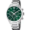 Image de Festina, Montre, Cronografo Cinturino Acciaio Quadrante Verde, Argent, Vert, (Chronographe, Horloge analogique, 44 mm)