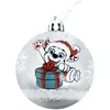 Image de Décorations de sapin de Noël, Boules de Noël pour enfants Paw Patrol argent, 10 pcs. (10x)