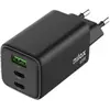 Image de Nilox NXGANUSBC65 Wall Charger Black - Brand EAN: 8431775035652 (65 W, 3 ports), Chargeur USB, Noir