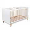 Image de Lit Big Trevi 140x70 Blanc/Bois
