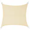 Image de Faura, Voile d'ombrage, Square sail awning beige 5 x 5 m (500 x 500 cm)
