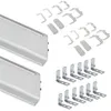 Image de Kit Gola à profil central pour meubles de cuisine, Anodisé mat
