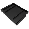 Image de Emuca Kit de châssis à glissière avec fermeture souple pour armoires, réglable, module 600mm, Noir texturé