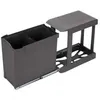 Image de Poubelles de recyclage fixation inférieure et extraction automatique (2 bacs de 14L)