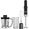 Image de Black & Decker BXHBA1501E, Mixeur plongeant, Argent, Noir, Transparent