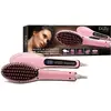 Image de Brosse Lissante Professionnelle Céramique & Infrarouge   Écran LCD   Anti-frisottis   Chauffe rapide   50 W rose
