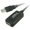 Image de Nanocable USB Cable(A) 2.0 To Usb(A) Nanowire+Amplificad. 5m/Mâle à Femelle/Amplificateur De Signal Usb/Noir (5 m, USB 2.0), Câble USB