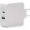 Image de Tooq Technology TQWC-2SC03WT Chargeur de batterie pour appareils mobiles Blanc Intérieur (48 W, 1 portion), Chargeur USB, Blanc