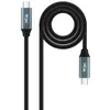 Image de Nanocable Câble USB-C 3.2 M/M 1m 100W (Noir/Gris)