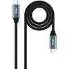 Image de Nanocable Câble USB C 10.01.4301 1 m (1 m, USB 4, 100 W), Câble USB
