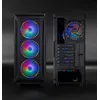 Image de TooQ Technology Boitier Moyen Tour ATX TooQ Ragnärok TQGCC101-B RGB avec panneau vitré (Noir)