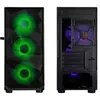 Image de Boîtier TooQ Seizure TQGCC901-B RGB Mini Tour Micro ATX avec Panneau Vitré Noir