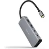 Image de Nanocable 10.16.1006 (USB-C, 5 ports), Station d'accueil + hub USB, Gris