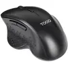 Image de Tooq Technology Souris sans fil ergonomique Tooq TQMWG-1105-B (Noir) (Sans fil), Souris, Noir