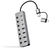Image de Nanocable Hub 4xusb-a + 3xusb-c