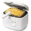 Image de Aigostar Indra - Friteuse 0% BPA de 2,5L avec filtre anti-odeurs et fumée. Thermostat réglable, fenêtre de visualisation, 1800W. Design exclusif.